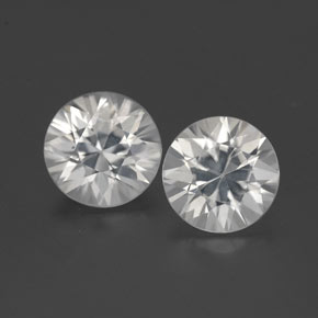 White Zircon Gem - 1.6ct Diamond-Cut (ID: 354870)