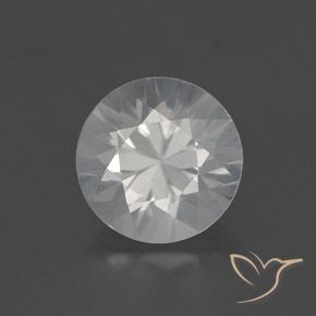 1.90ct Natural White Zircon, Round, VS