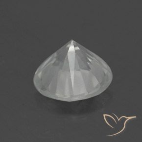 Zircon Gemstone in 7 mm (calibrated) Size for Sale, Zircon Stone in White Color