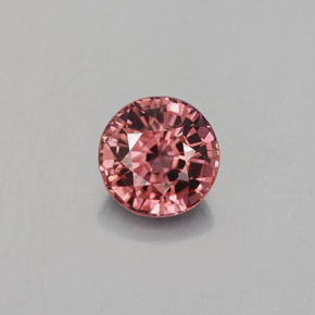 1.60 ct Orange Zircon Gemstone, Zircon Gem in Round Facet Shape for Sale.