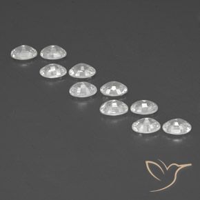 Zircon Gemstones in 6.1 x 4.2 mm Size for Sale, Zircon Stones in White Color