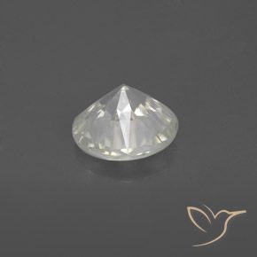 Zircon Gemstone in 7 mm (calibrated) Size for Sale, Zircon Stone in Warm White Color