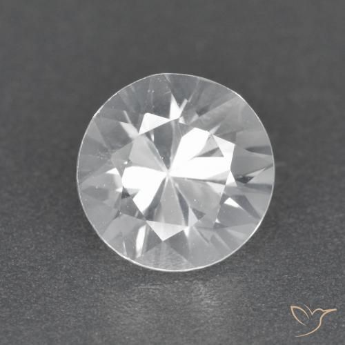 1.52ct Natural White Zircon, Round, VVS