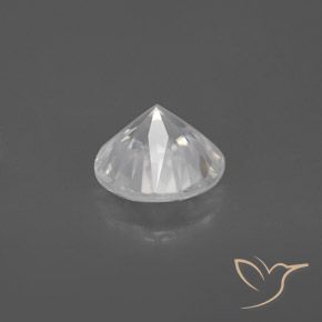 Zircon Gemstone in 7 mm (calibrated) Size for Sale, Zircon Stone in White Color