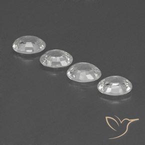 Zircon Gemstones in 7.2 x 4.3 mm Size for Sale, Zircon Stones in White Color