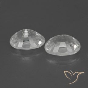 Zircon Gemstones in 7 x 5 mm (calibrated) Size for Sale, Zircon Stones in White Color