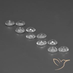 Zircon Gemstones in 6.2 x 4.2 mm Size for Sale, Zircon Stones in White Color