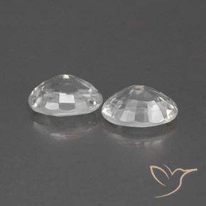 Zircon Gemstones in 7.1 x 5.2 mm Size for Sale, Zircon Stones in White Color