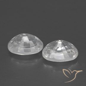 Zircon Gemstones in 7 x 5 mm (calibrated) Size for Sale, Zircon Stones in White Color