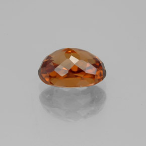 Zircon Gemstone in 8.5 x 5.8 mm Size for Sale, Zircon Stone in Reddish Orange Color