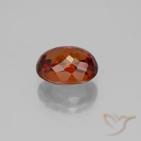 Zircon Gemstone in 8 x 6 mm (calibrated) Size for Sale, Zircon Stone in Bright Red Color