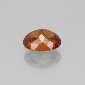 Zircon Gemstone in 8 x 6 mm (calibrated) Size for Sale, Zircon Stone in Fire Orange Color