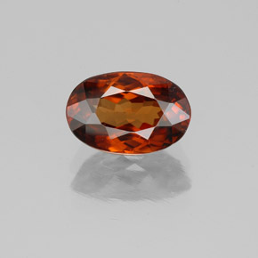 Naranja rojizo Circón Gema - 2.5ct Forma ovalada (ID: 357355)