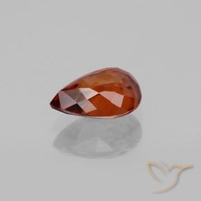 Zircon Gemstone in 8.4 x 6.2 mm Size for Sale, Zircon Stone in Reddish Orange Color