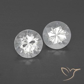 2.45 ct White Zircon, 6.1 mm Diamond Cut From Cambodia, Photo A