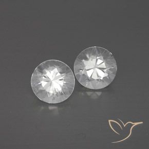 2.52 ct White Zircon, 6.1 mm Diamond Cut From Cambodia, Photo A