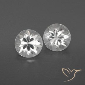 2,26 ct weißer Zirkon, 5,9 mm Diamantschliff aus Kambodscha, Photo A