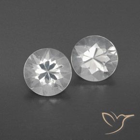 2.51 ct White Zircon, 6.1 mm Diamond Cut From Cambodia, Photo A