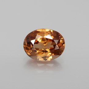 Naranja oscuro medio Circón Gema - 1.9ct Forma ovalada (ID: 358827)