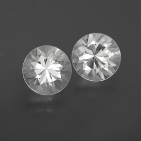 White Zircon Gem - 1.2ct Diamond-Cut (ID: 359116)