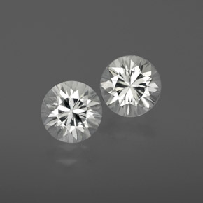 White Zircon Gem - 1.2ct Diamond-Cut (ID: 359359)