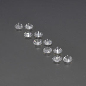 Zircon Gemstone in 4 mm (calibrated) Size for Sale, Zircon Stone in White Color