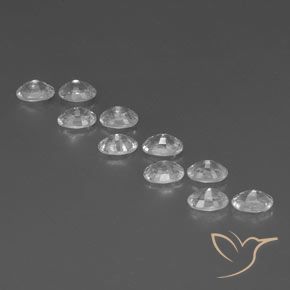 Zircon Gemstones in 6 x 4 mm (calibrated) Size for Sale, Zircon Stones in Clear White Color