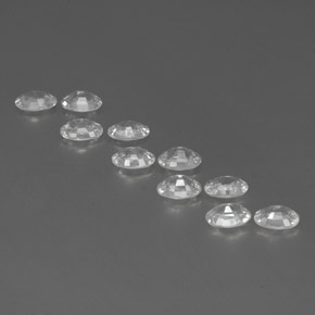 Zircon Gemstones in 6.1 x 4.1 mm Size for Sale, Zircon Stones in White Color