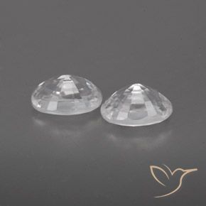 Zircon Gemstones in 6 x 4 mm (calibrated) Size for Sale, Zircon Stones in White Color