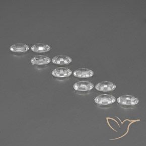 Zircon Gemstones in 6 x 4 mm (calibrated) Size for Sale, Zircon Stones in White Color