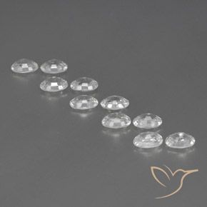 Zircon Gemstones in 6.2 x 4.2 mm Size for Sale, Zircon Stones in White Color