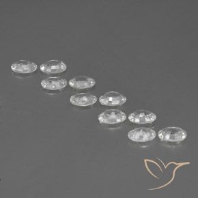 Zircon Gemstones in 6 x 4 mm (calibrated) Size for Sale, Zircon Stones in White Color