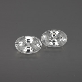 1.5ct Oval Facet White Zircon for sale thumb image of 1.5ct Oval Facet White Zircon (ID: 360122)