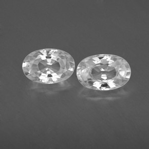 1.5ct Oval Facet White Zircon for sale thumb image of 1.5ct Oval Facet White Zircon (ID: 360149)