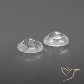 Zircon Gemstones in 6 x 4 mm (calibrated) Size for Sale, Zircon Stones in White Color