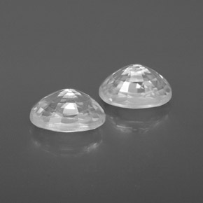 Zircon Gemstone in 6 x 4 mm (calibrated) Size for Sale, Zircon Stone in White Color