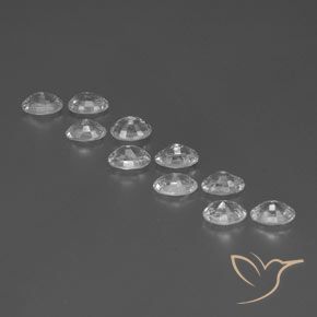 Zircon Gemstones in 6 x 4 mm (calibrated) Size for Sale, Zircon Stones in White Color