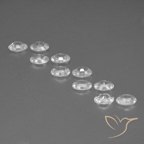 Zircon Gemstones in 6 x 4 mm (calibrated) Size for Sale, Zircon Stones in White Color