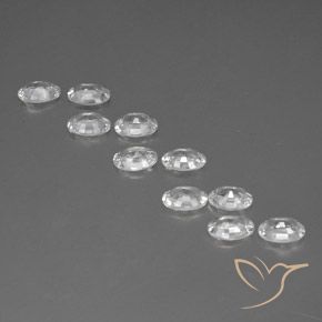 Zircon Gemstones in 6 x 4 mm (calibrated) Size for Sale, Zircon Stones in White Color