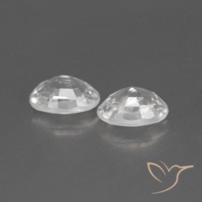 Zircon Gemstones in 6.1 x 4.2 mm Size for Sale, Zircon Stones in White Color