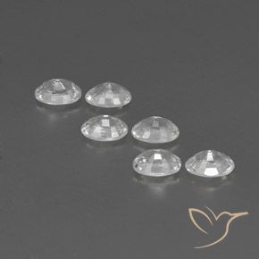 Zircon Gemstones in 6.1 x 4.2 mm Size for Sale, Zircon Stones in White Color