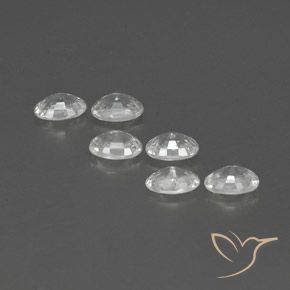 Zircon Gemstones in 6.2 x 4.2 mm Size for Sale, Zircon Stones in White Color