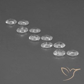 Zircon Gemstones in 6 x 4 mm (calibrated) Size for Sale, Zircon Stones in White Color