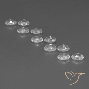 Zircon Gemstones in 6 x 4 mm (calibrated) Size for Sale, Zircon Stones in White Color