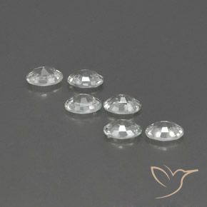 Zircon Gemstones in 6 x 4 mm (calibrated) Size for Sale, Zircon Stones in White Color