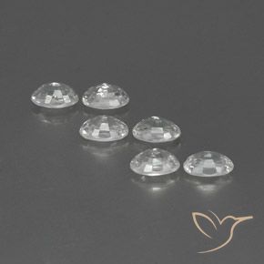 Zircon Gemstones in 6 x 4 mm (calibrated) Size for Sale, Zircon Stones in White Color