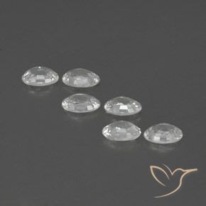 Zircon Gemstones in 6.2 x 4.2 mm Size for Sale, Zircon Stones in White Color