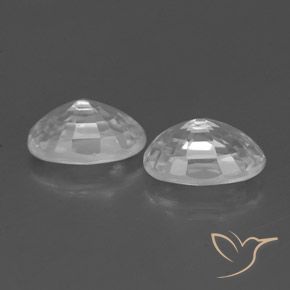 Zircon Gemstones in 6.3 x 4.2 mm Size for Sale, Zircon Stones in White Color