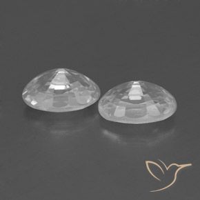 Zircon Gemstones in 6 x 4 mm (calibrated) Size for Sale, Zircon Stones in White Color