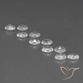 Zircon Gemstones in 6 x 4 mm (calibrated) Size for Sale, Zircon Stones in White Color